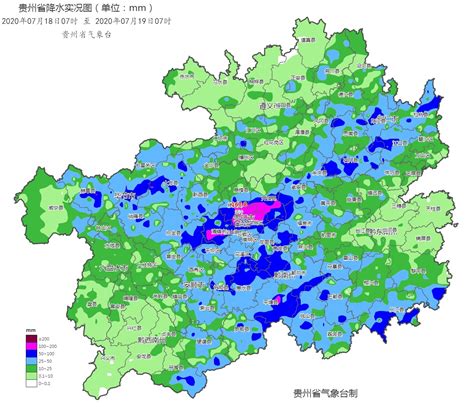 贵州8县大暴雨46县暴雨 12县市发布暴雨红色预警-笑奇网