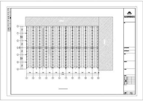 珠海市海圣路某建筑材料加工厂单层钢结构厂房全套建筑设计CAD图纸_工业厂房_土木在线