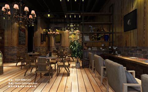 小型咖啡厅装修设计效果图_岚禾咖啡厅设计