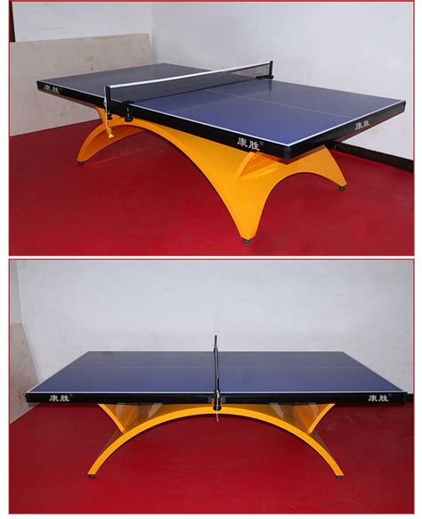 大彩虹室内乒乓球台 可折叠乒乓球桌 移动乒乓球桌台面乒乓球桌-阿里巴巴