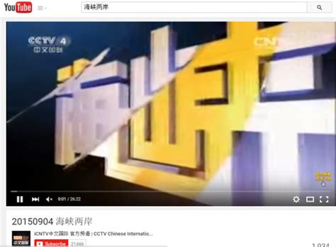 中央电视台CCTV4中文国际频道海峡两岸（亚洲版）简介