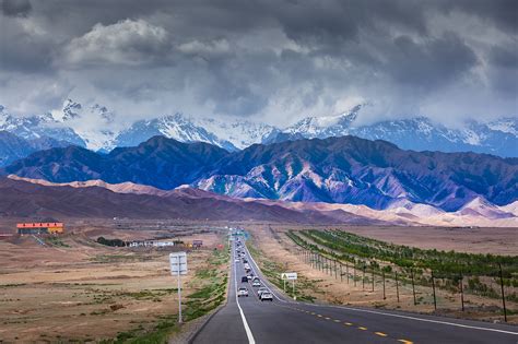 独库公路1_新疆摄影家沈久泉-站酷ZCOOL