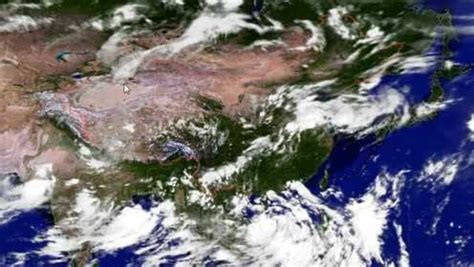 中国卫星镜头中暴雨下的河南灾区|河南省_新浪新闻