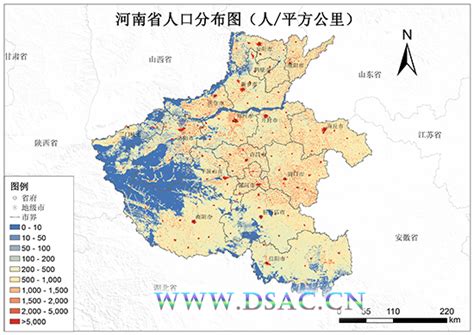河南省人口密度数据产品-行业新闻-地理国情监测云平台