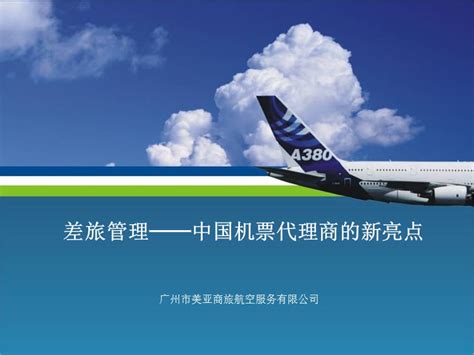 差旅管理-中国机票代理商的新亮点-美亚国际网商业计划书