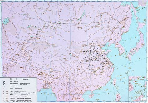 《中国历史地图集》第一册（2）——春秋、战国图组_中国历史地图集_国学导航