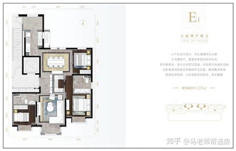 三居室户型高层cad平面设计图纸-包图网