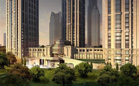 天津金融街项目su模型下载-光辉城市