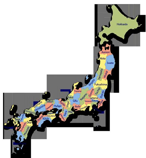 日本地图高清版 - 日本地图 - 地理教师网