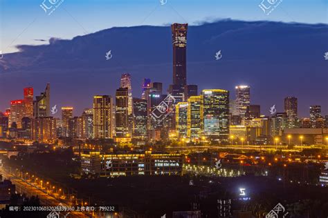 中国北京CBD夜景建筑群_站酷海洛_正版图片_视频_字体_音乐素材交易平台_站酷旗下品牌