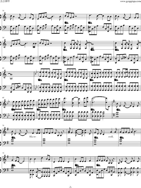 【谱】Again-《钢之炼金术师 FULLMETAL ALCHEMIST》OP1-EOP教学曲-人人钢琴网