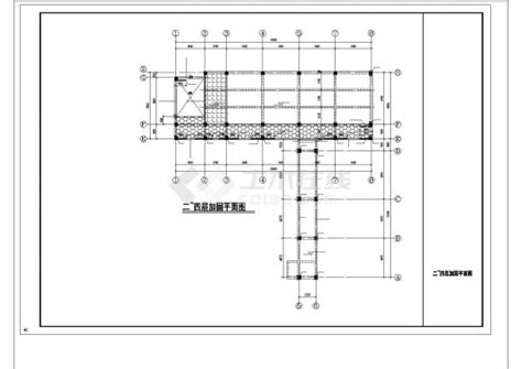 某教学楼结构加固CAD施工图纸_教育建筑_土木在线