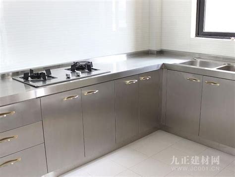 南京不锈钢橱柜定制 整体厨房厨柜定做欧式304钢202钢L形U型灶台-淘宝网