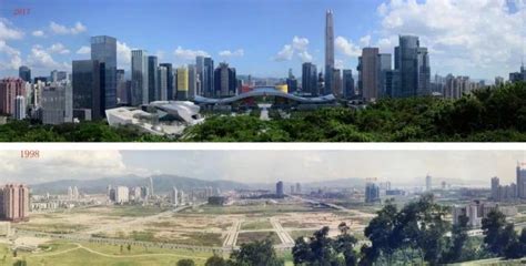 世界大城市的变化对比照，中国深圳变化最大！|变化|深圳|大城市_新浪新闻