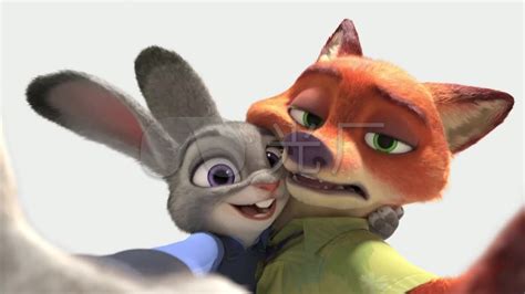 疯狂动物城兔子和狐狸照片图片