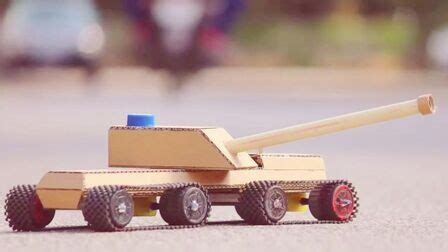 （今日10折）纸箱利用幼儿园作业环创diy手工制作纸板坦克飞机汽车船军事模型—坦克/军事战车