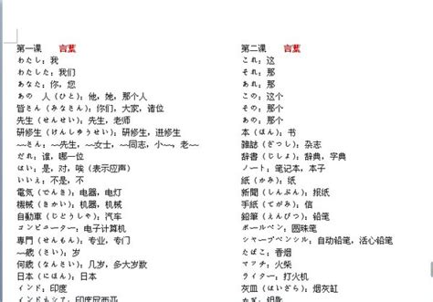 日语口语和书面语对比大全！千万不能用错（下）_对照表