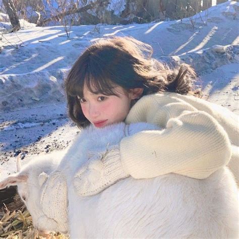 冬季温柔女生头像好看