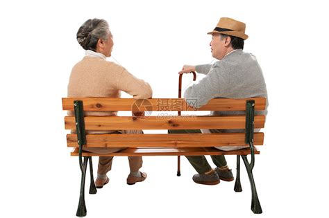 坐在长椅上的老年夫妇高清图片下载-正版图片507659570-摄图网