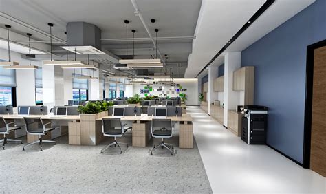 软件科技公司办公室设计方案_岚禾办公室设计