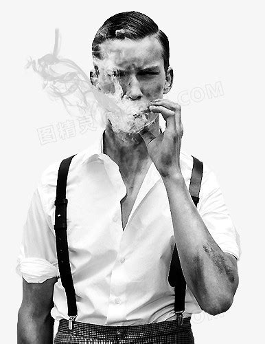 吸烟男人人像图片免费下载_PNG素材_编号vo9i3rdxv_图精灵