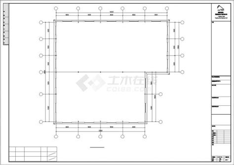 漳州市某大型化工厂单层钢结构厂房全套建筑设计CAD图纸（54x84米）_工业厂房_土木在线