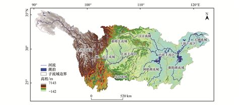 黄河长江地图，黄河长江地图路线全图（高清地图‖中国南北差异）_犇涌向乾