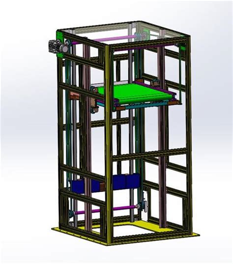 提升机3D模型下载_三维模型_STEP模型 - 制造云 | 产品模型