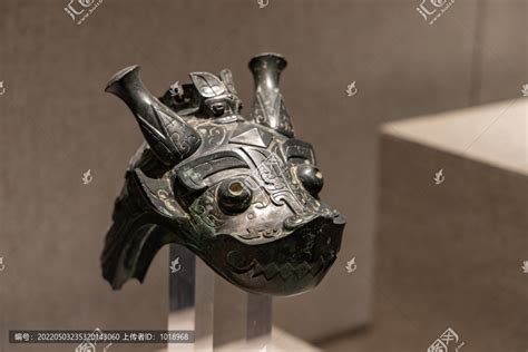 兽形铜觥盖首,文物考古,文化艺术,摄影素材,汇图网www.huitu.com