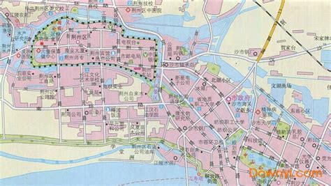 荆州城区地图高清版下载-湖北荆州城区地图免费版下载中文版-当易网
