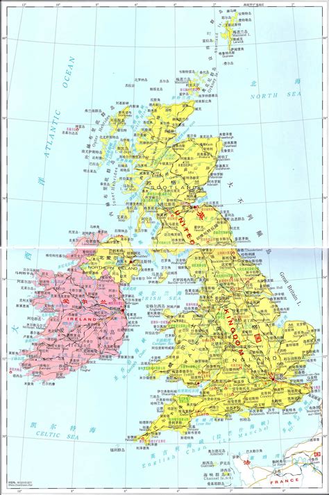 世界地图英国位置_英国地图四个部分