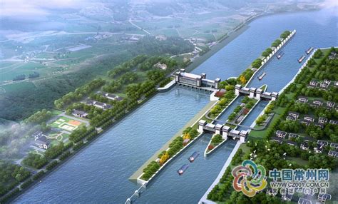 常州唯一入江口门魏村枢纽将扩容 新建双线船闸__凤凰网