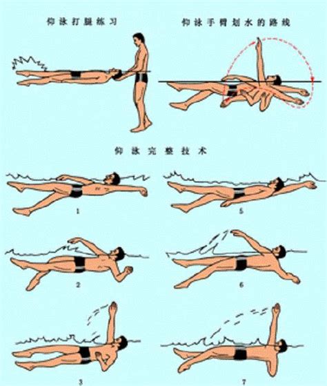 游泳技巧图解图片