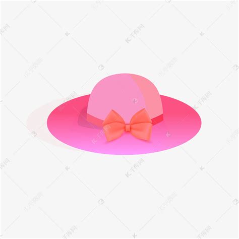 粉色帽子短语励志可爱风格素材图片免费下载-千库网