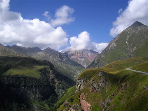 高加索山脉美丽世界欧洲佐治亚州上斯瓦涅蒂亚山高清图片下载-正版图片503233125-摄图网
