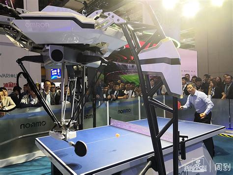 “进”现场 | 乒乓球机器人有多厉害？现场挑战无一获胜 - 周到上海