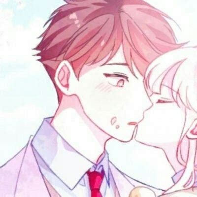 非主流亲吻漫画头像