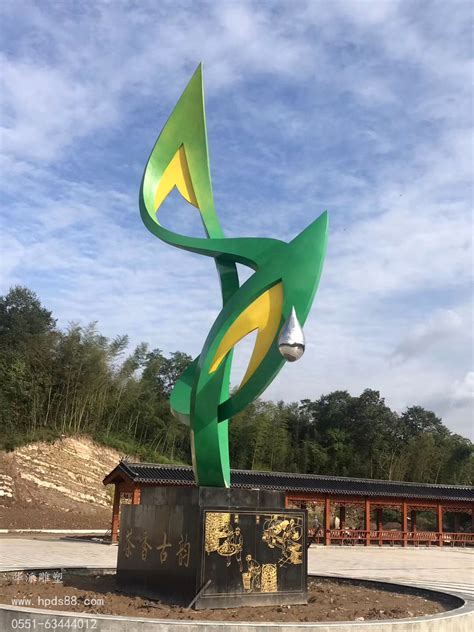 安徽霍山美丽乡村雕塑——茶谷驿站,华派雕塑倾力打造！
