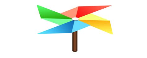 彩色转动大风车PNG图片素材下载_图片编号ylggkxom-免抠素材网