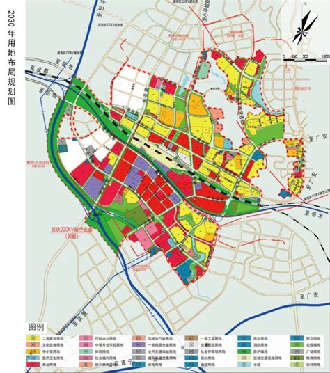 2020年广安市规划图,广安国际机场,广安东站_大山谷图库