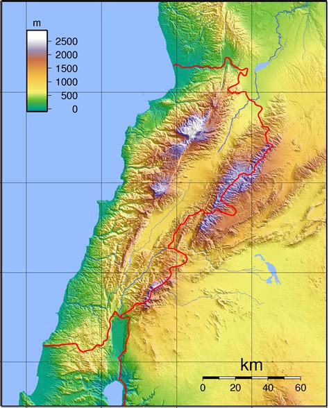 黎巴嫩_黎巴嫩地图_黎巴嫩中文地图