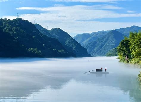 俯瞰郴州东江湖风景旅游区，坐着船游览，吹吹清新空气|东江湖|郴州|旅游区_新浪新闻
