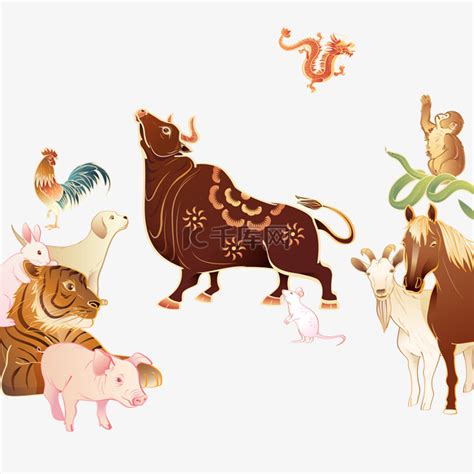 12生肖动物图片
