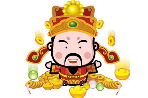 财神爷上香图解图片