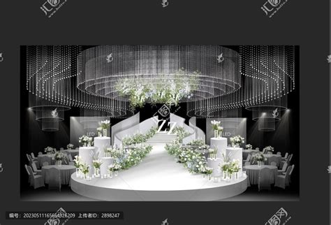水晶婚礼堂设计案例分享_Robin