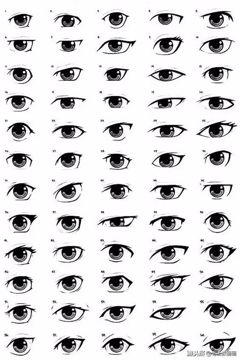 【绘画教程】5种方法，教你画出璀璨的动漫眼睛！ - 知乎