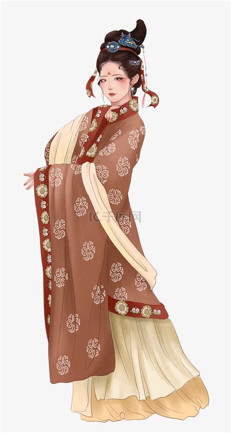 画古风汉服人物女生头像