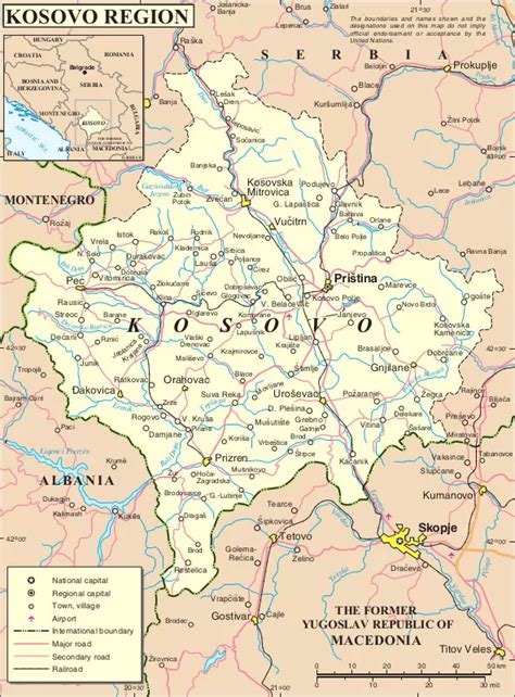 科索沃地势图 - 欧洲地图 - 地理教师网
