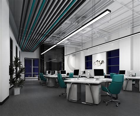 新中式办公室大图|空间|室内设计|清清设计 - 原创作品 - 站酷 (ZCOOL)