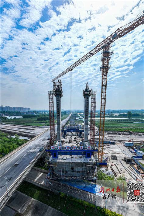沿江一级公路跨江汉运河特大桥建成啥样了？最新航拍来了_荆州新闻网_荆州权威新闻门户网站